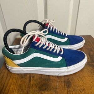 Vans Multicolor Sneakers - Blue, Green, Red, Yellow